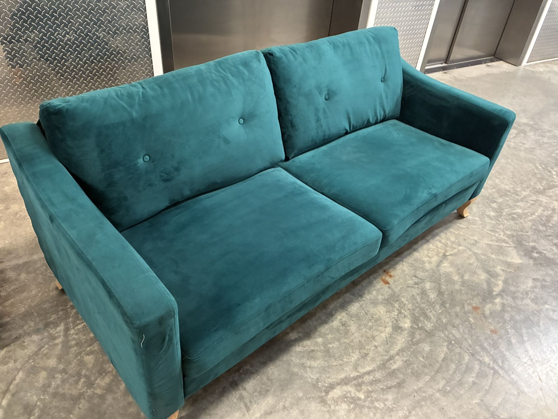 Two Seater Tufted Couch