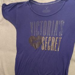 Victoria's Secret Size Large Purple Short Sleeve Top