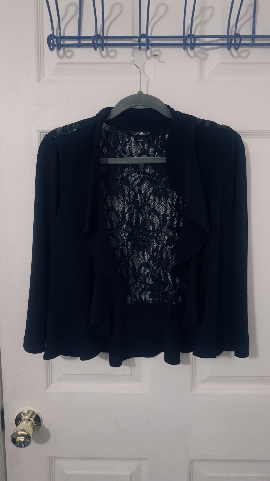 Glamour, lace, and ruffle jacket