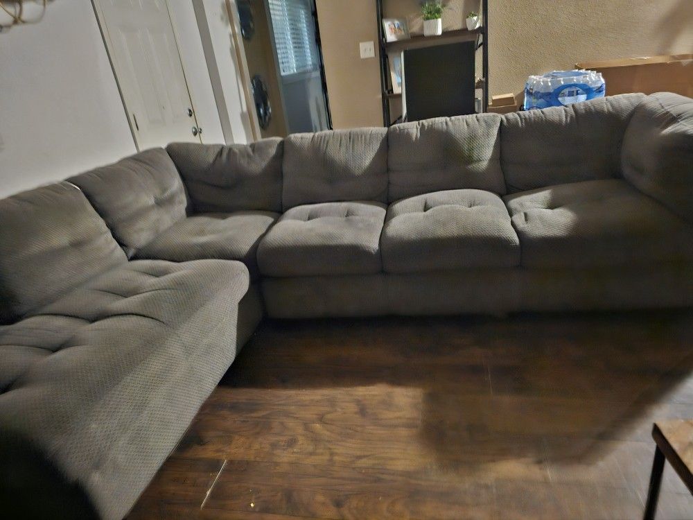 grey sofa