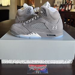 Jordan 5 Retro Wolf Grey Size 14