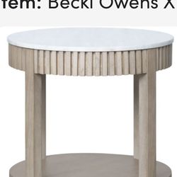 Round End Table 