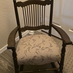 Solid Wooden Rocking Chair