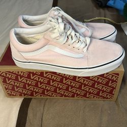 light pink vans  8.5 women’s