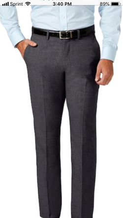 Brand new Men's J.M. Haggar Premium Slim-Fit 4-Way Stretch Flat-Front Dress Pants