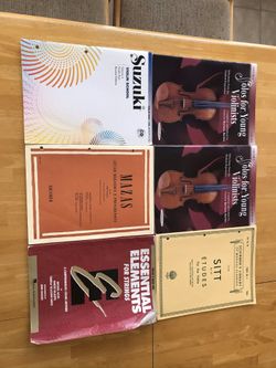 Violin music books