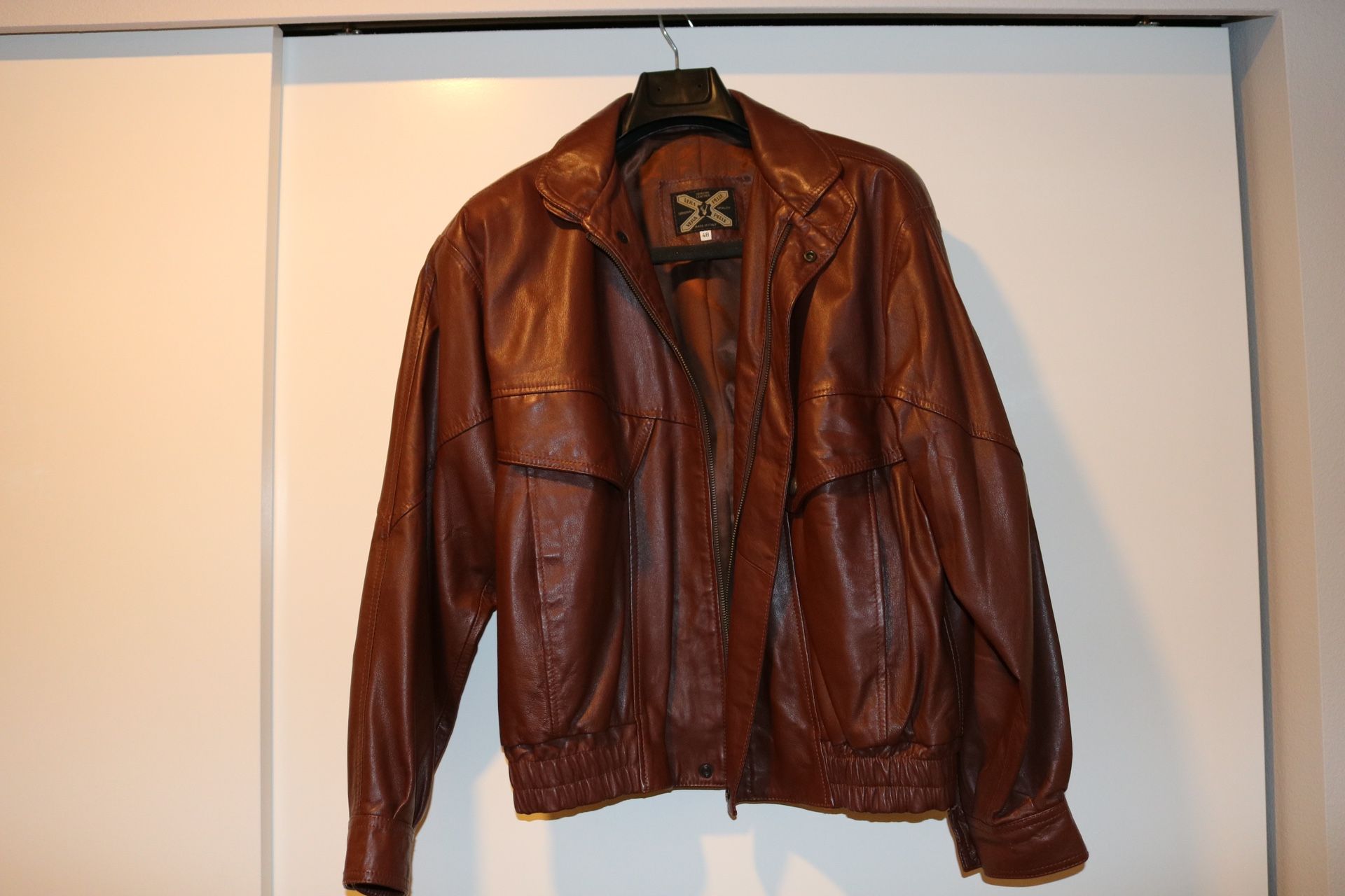 Italian Designer Vera Pelle Men’s Leather Jacket