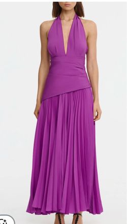 Acler pleated gown
