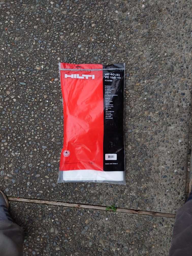 Dust bag VC 150-10 Gen 1 (5) fleece
#(contact info removed)