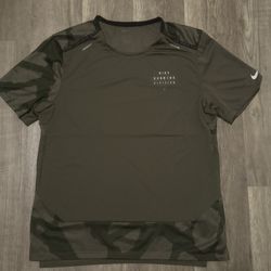 Nike Men Shirt Olive Green 