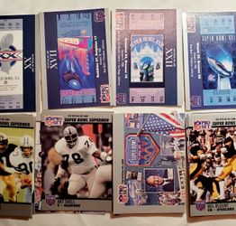 24 Pro Set Super Bowl Cards