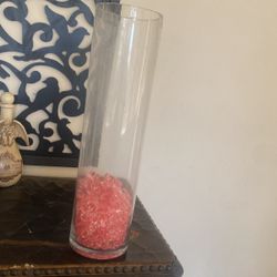 Pink Decor Crystal Vase