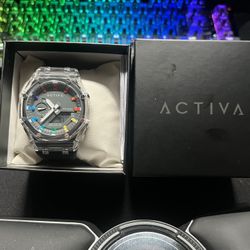 ACTIVA transparent sport-style watch 