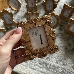 Wedding Table Numbers