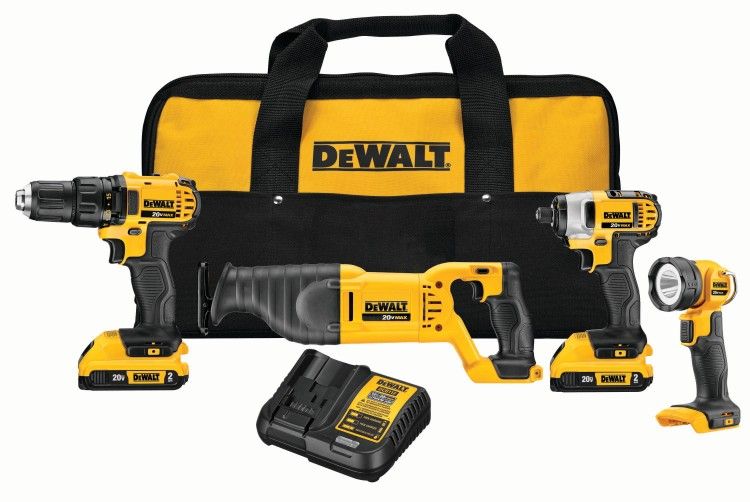20 V Max 4 Pack Combo Kit 