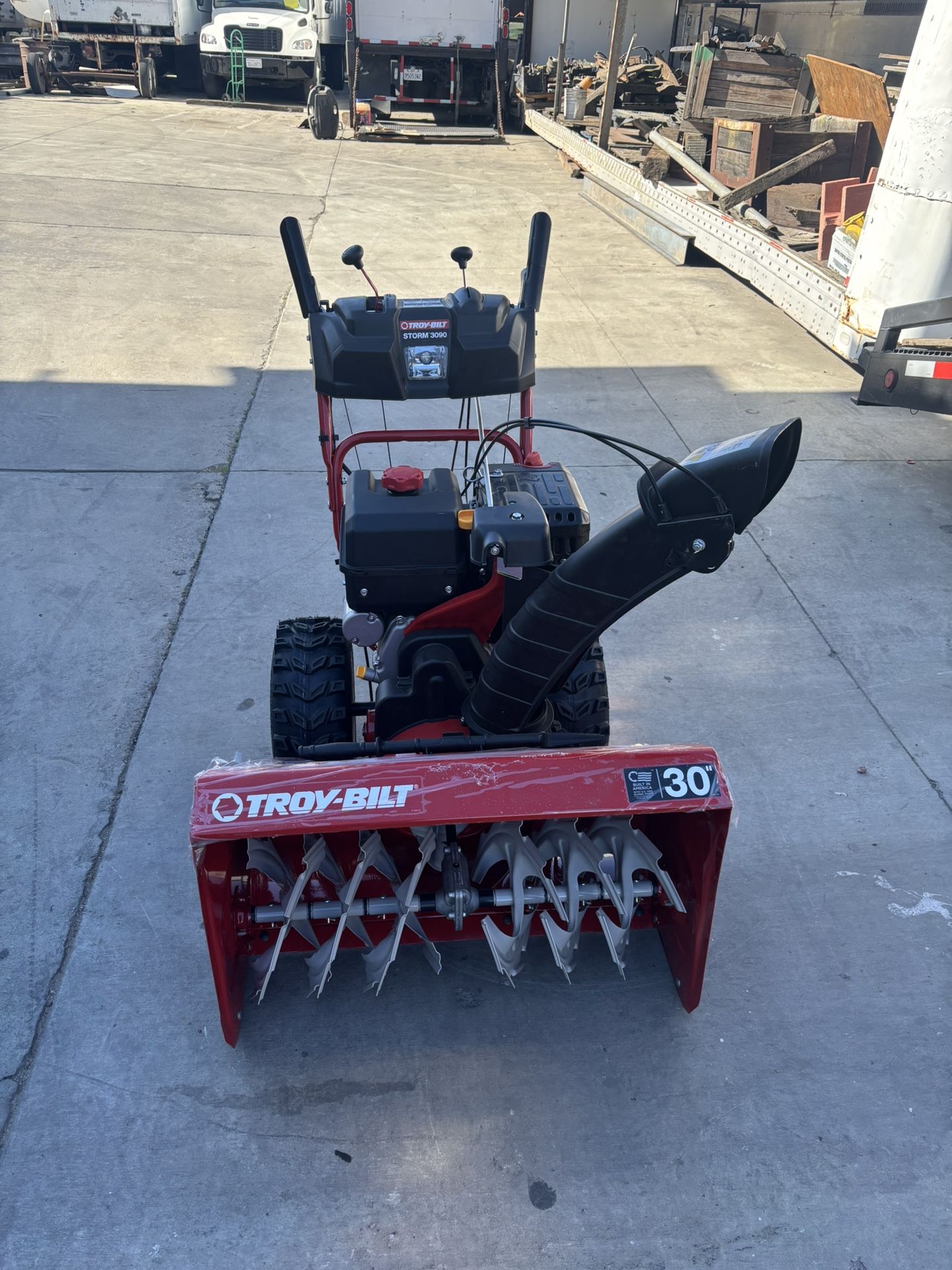 Troy-Bilt Storm 30 in. 357cc Two-Stage Electric Start Gas Snow Blower with Power Steering and Heated Grips