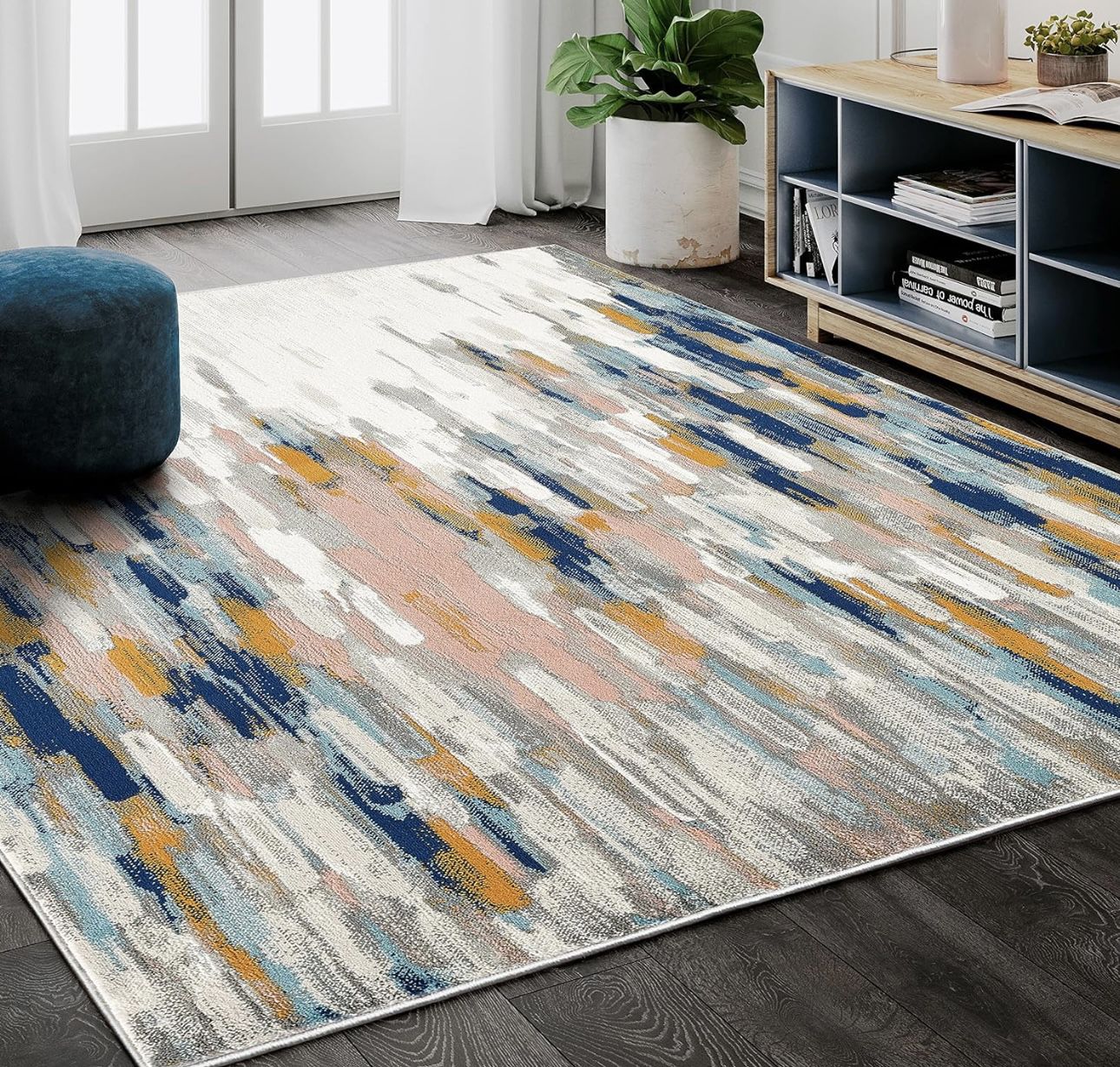 Contemporary Abstract Rug, Turkish