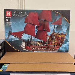 Reobrix Caribbean Pirate Ship DIY Model kit Building Blocks Bricks Toys 3066 PCS