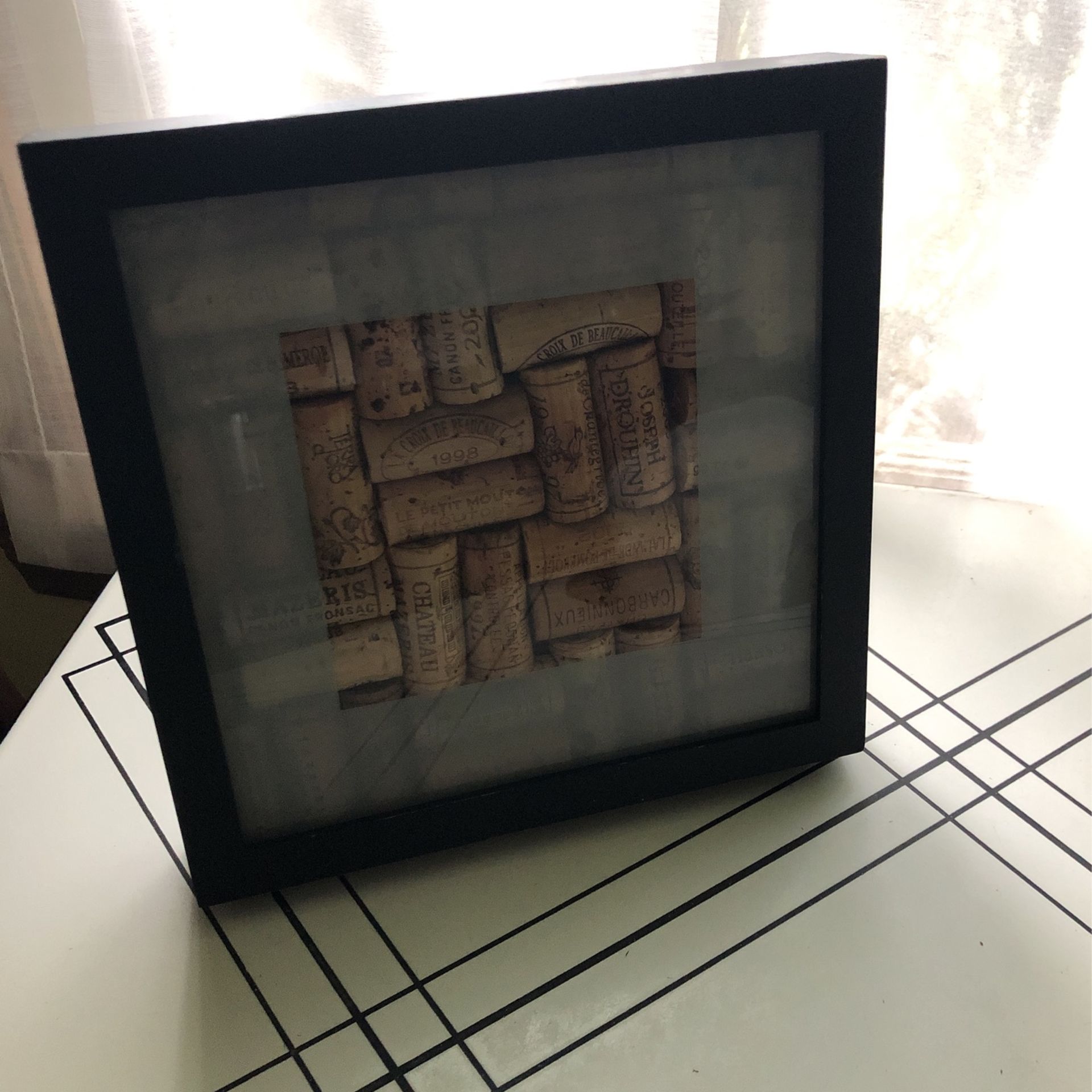 Framed Wine Corks