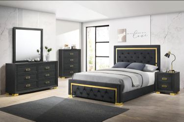 Queen 4 Pc Set with Mattress and Box Spring