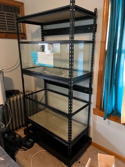 Two 40 gal breeder tanks with 1000LB stacker