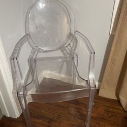 Clear Accent Chair