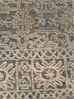 8 x 10 Bashian  Teal Cream Neutral Rug