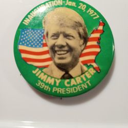 CARTER INAUGURATION BUTTON