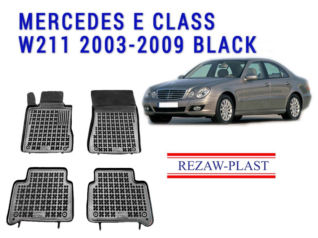 Mercedes E Class W211 2003-2009 Black E320 E350 E400 E500