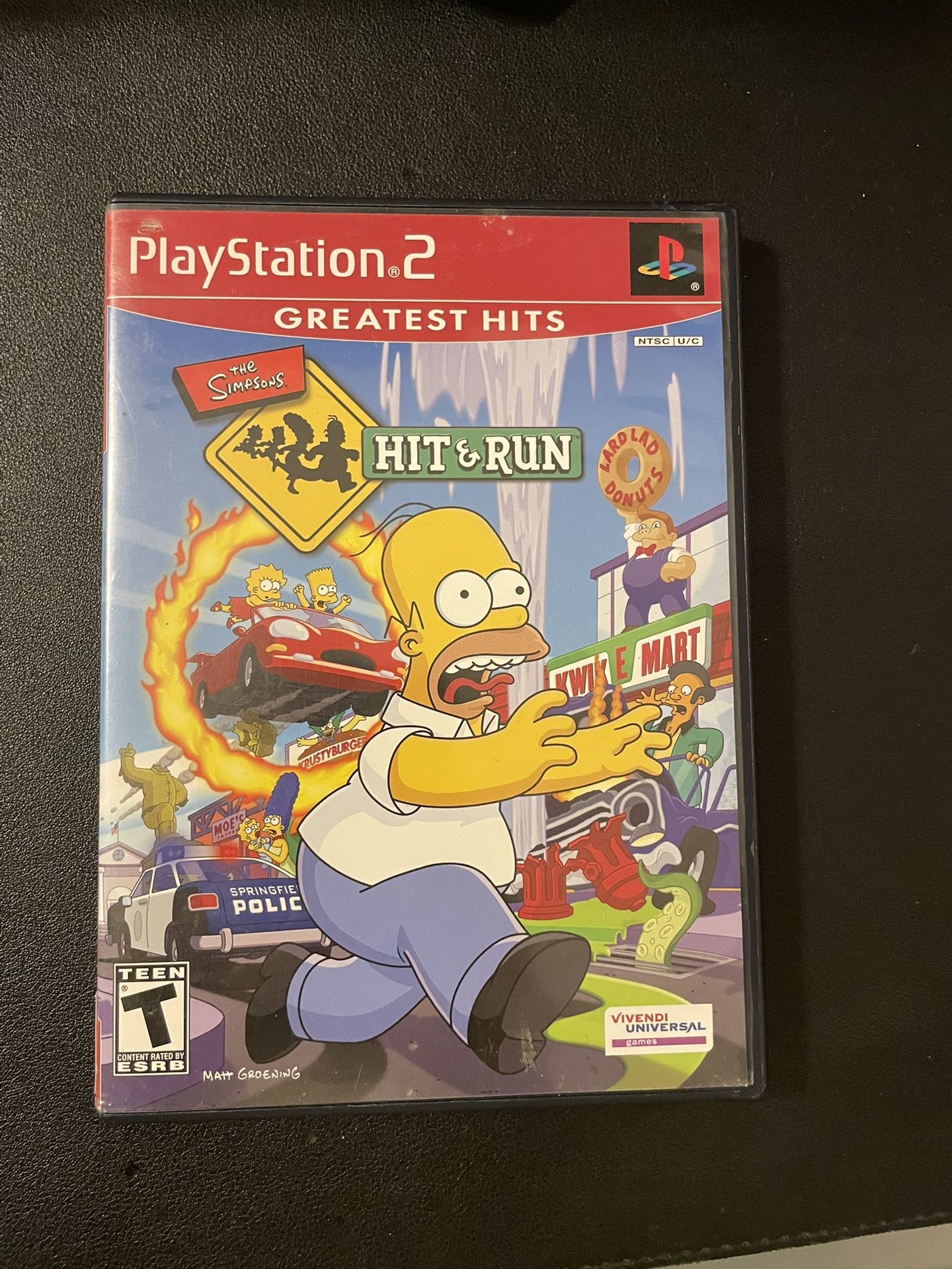 PlayStation 2 The Simpsons Hit And Run