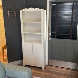 Book Shelves One With Lower Doors Matching 