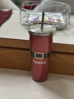 Bling Santa Tumbler 