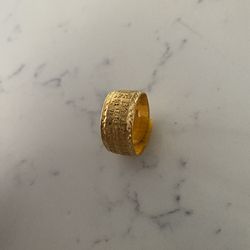 24k Gold Men’s Wedding Ring