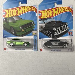 Ford Escort Super Treasure Hunt And Fleet line Treasure Hunt Set 2024 A Case Hot Wheels 