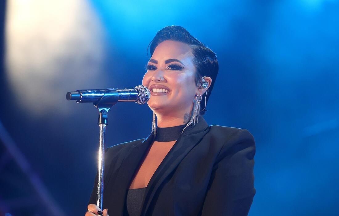 Demi Lovato with Adela
