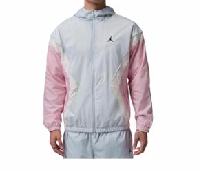 Jordan Windbreaker Jacket Light Blue Pink