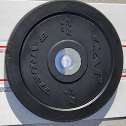 Single CAP 25lb Olympic Bumper Plate - Some Wear