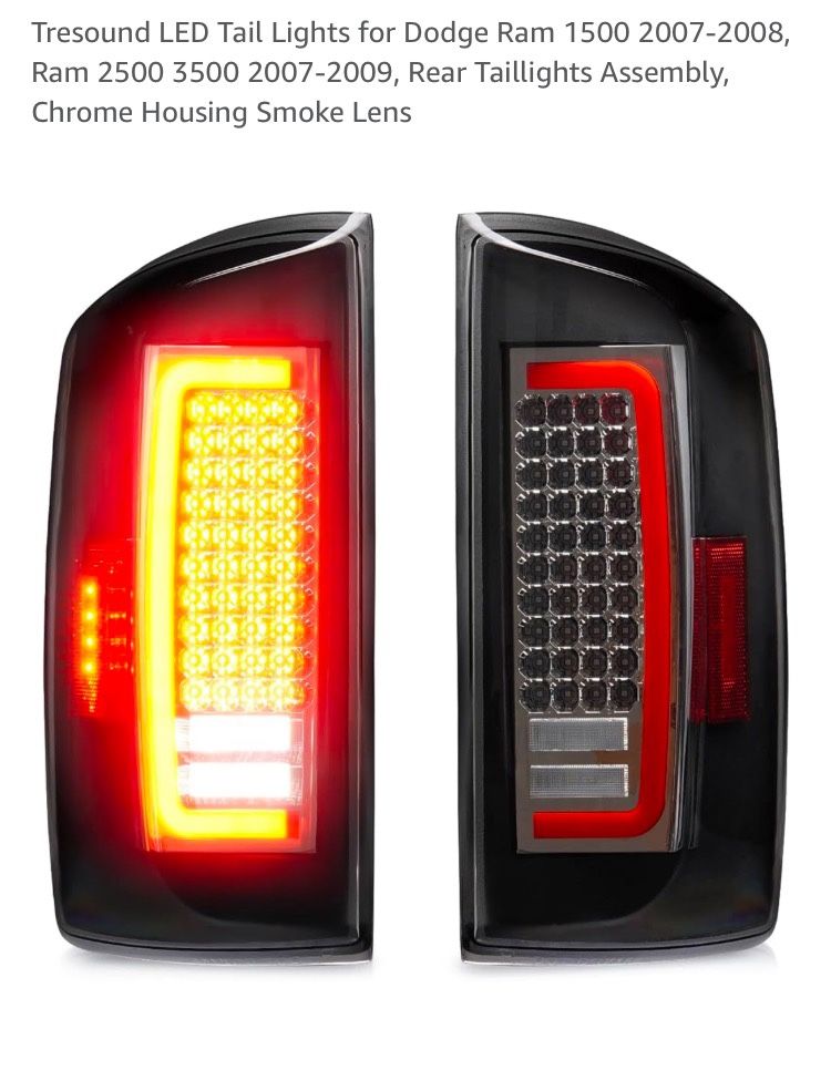 LED Tail Lights For A Dodge Ram 1500 (07-08)