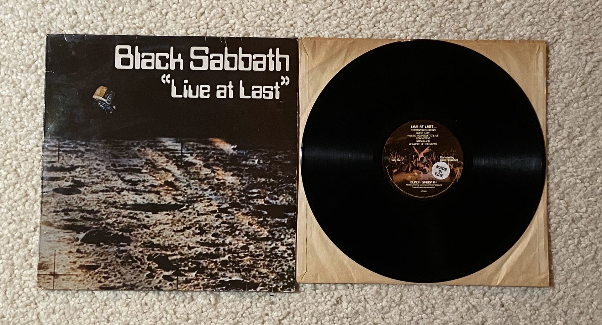 Black Sabbath “Live At Last” vinyl lp 1980 NEMS Records Ireland 🇮🇪 Pressing beautiful vinyl Metal