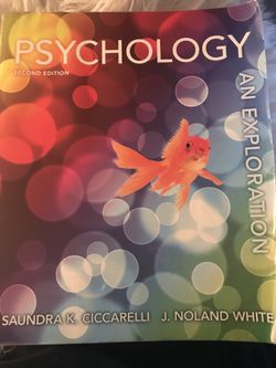 Psychology An Exploration second edition