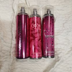 Paris Hilton Body Spray/perfume Trio. Can Can, Electrify, And Paris Hilton
