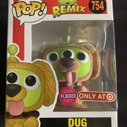 Target Exclusive Alien Remix Funko Pop Disney Pixar Up Dug Flocked