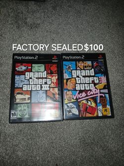 Ps2 GTA Games Factory Sealed $100