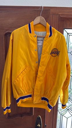 LA Lakers DeLong Satin Bomber Jacket