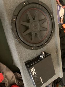 Sub box and amp