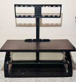 TV Stand with Mounted TV Bracket