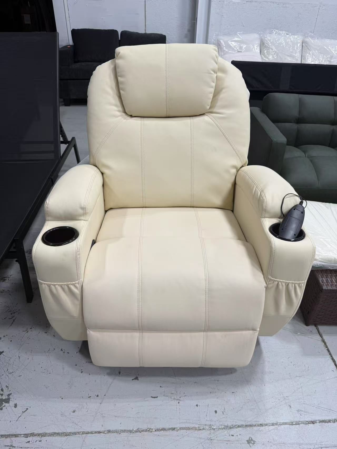 New Recliner Chair, Rocking Chair with Massage and Heat, 360° Swivel Recliner Chairs for Adults