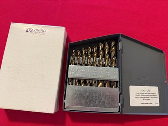 New Viking gold cobalt drill set 21 pcs 1/16 - 3/8