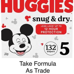 Size 5 Huggies Snug Dry Diapers Pañales 