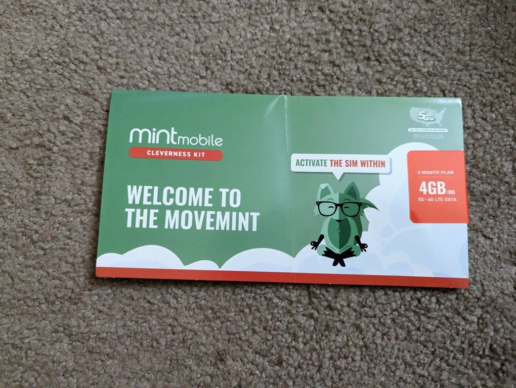 3 month trial mint mobile 4gb
each month